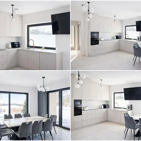 Vila Nad Sama Woda Luksusowy Dom Nad Jeziorem Z Prywatnym Pomostem I Jacuzzi Pasym