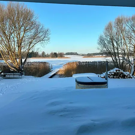 Nad Sama Woda Luksusowy Dom Nad Jeziorem Z Prywatnym Pomostem I Jacuzzi Vila