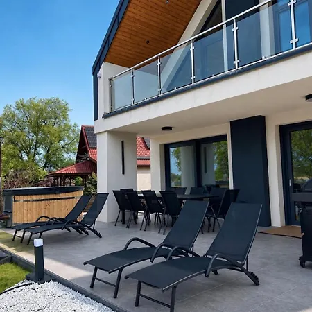 Nad Sama Woda Luksusowy Dom Nad Jeziorem Z Prywatnym Pomostem I Jacuzzi Villa