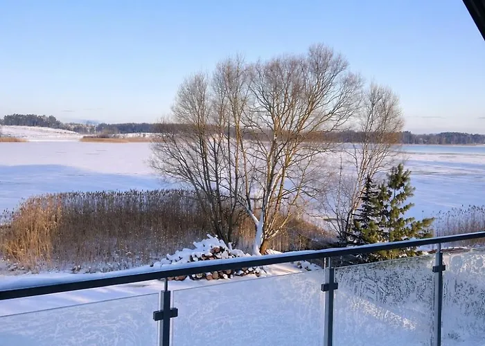 Vila Nad Sama Woda Luksusowy Dom Nad Jeziorem Z Prywatnym Pomostem I Jacuzzi Pasym